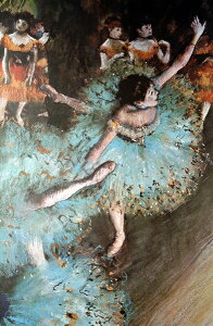 絵画 名画 複製画 額縁付(MJ108N-G) エドガー・ドガ 「バランスをとる踊り子」 3号 〜 お買い得サイズ:M8号 M20A号