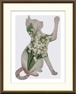 ׃fW^ŉ zG A[gV[Y Misaki mg[ A[g Dog&Cat R  (܂ ݂) u Lily of the valley v TCY F4 F6 F8