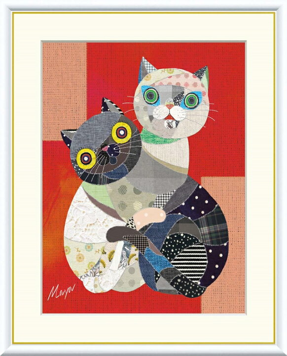 楽天市場】高精細デジタル版画 額装絵画 現代アートシリーズ ときめき 