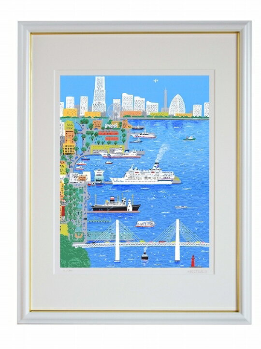 楽天市場】絵画 シルクスクリーン版画 吉岡浩太郎 三三 606X455mm 