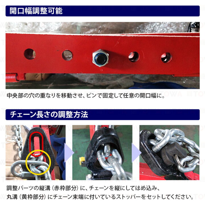 楽天市場】リフティングクランプ プレートクランプ 吊り具 木材 