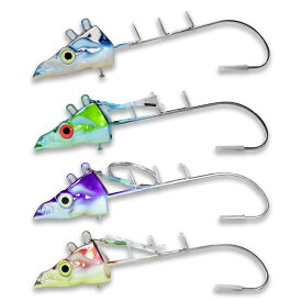 タチウオテンヤ ガツガツドラゴン シングルフック 50号 太刀魚 船 エルピス (四色セット)