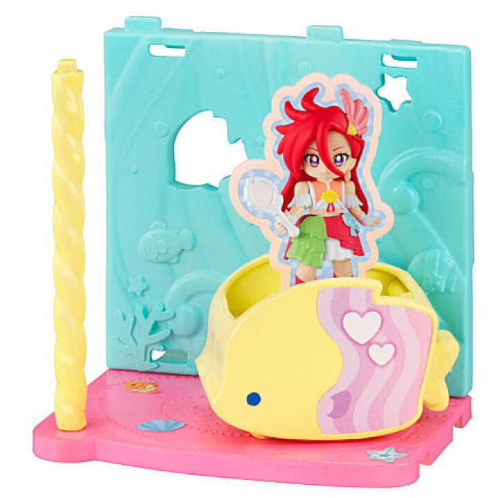 楽天市場 トロピカル ジュ プリキュア ぷりきゅ とハウスシリーズ おさかなたちのゆうえんち 4 キュアフラミンゴとおさかなのゴーカート ネコポス不可 トイサンタ楽天市場店