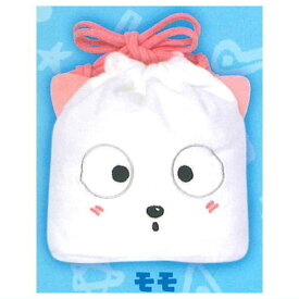 タマ＆フレンズ ふわふわフェイスポーチ＆巾着コレクション [5.モモ]【ネコポス配送対応】【C】[sale250830]