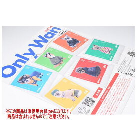 Only Wan オンリーワン！ Vol 04 ［DP(台紙) ※商品は含まれません］[250422]【ネコポス配送対応】