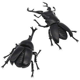あそべる生物フィギュアシリーズ 昆虫の森 怪音波のなぞ [アソート2種セット (1.カブトムシ/2.ギラファノコギリクワガタ)]【ネコポス配送対応】【C】[sale250612]