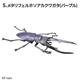 昆虫ハンター カブトムシ×クワガタ 2025 [5.メタリフェルホソアカクワガタ(パープル)]【 ネコポス不可 】