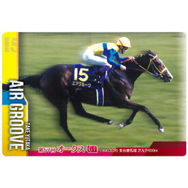 サラブレッドホースコレクション ツインウエハース 第2R [5.エアグルーヴ 第57回優駿牝馬(GI) ：ノーマルカード]【ネコポス配送対応】【C】【カード】