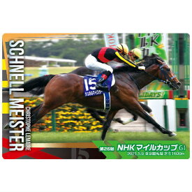 サラブレッドホースコレクション ツインウエハース 第2R [12.シュネルマイスター 第26回NHKマイルカップ(GI) ：ノーマルカード]【ネコポス配送対応】【C】【カード】