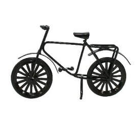 ミニチュアパーツ 黒い自転車 [B(Q-74)] (ビリー)[m-s] 【 ネコポス不可 】【C】