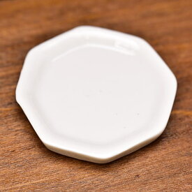 ミニチュア雑貨 陶器 Lサイズ [MMPP8] (セラミックプレート/カラー：ホワイト) 1/12スケール [m-s]【SM】【ネコポス配送対応】【C】
