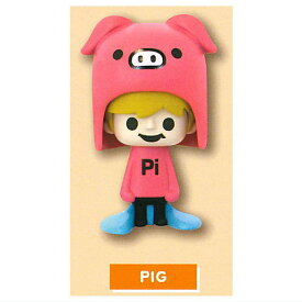 Play Animals マスコットフィギュア [3.PIG]【ネコポス配送対応】【C】[sale230111]