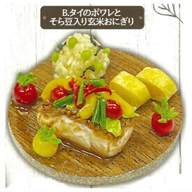 オーガニックレストランのワンプレートランチ vol.3 [2.タイのポワレとそら豆入り玄米おにぎり]【ネコポス配送対応】【C】[sale230705]