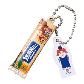 【品切中】アサヒグループ食品 1本満足バーにょっきりミニチュアチャーム [2.1本満足バー シリアルホワイト+プレート「イトー・ホワ」]【ネコポス配送対応】【C】