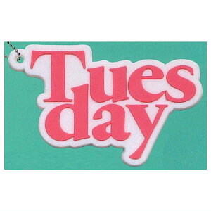 7DAYS COLOR RUBBER KEY CHAIN [2.Tuesday]�y�l�R�|�X�z���Ή��z�yC�z[sale250409]