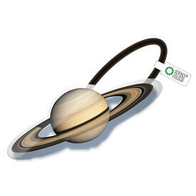 サイエンステクニカラー 太陽系天体ヘアゴム [6.土星]【ネコポス配送対応】【C】