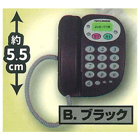 本当に録音再生！あの頃の留守番電話マスコット [2.ブラック]【 ネコポス不可 】