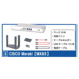 ネットワーク機器メーカー監修 手のひらネットワーク機器1.2 [3.CISCO Meraki [MX85]]【 ネコポス不可 】