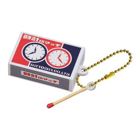 日東社マッチ ミニチュアチャーム [3.時計印]【ネコポス配送対応】【C】