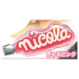 ニコラ キラキラオーロラ前髪クリップ [2.ぎゃるピンク]【ネコポス配送対応】【C】