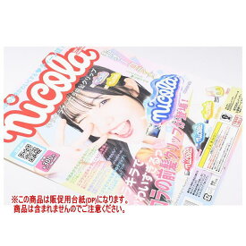 ニコラ キラキラオーロラ前髪クリップ ［DP(台紙) ※商品は含まれません］[250808]【ネコポス配送対応】