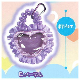 本当に使える！ミニチュア推しごとバッグマスコット ハートタイプ [5.パープル]【ネコポス配送対応】【C】