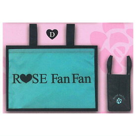 ROSE FAN FAN ショッパー風ミニエコバッグ [4.D]【 ネコポス不可 】【C】