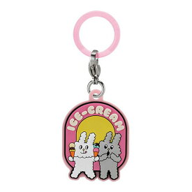 バニーコンビニ ぷっくりめじるしアクセサリー [7.マヨくん＆マメちゃん(アイスクリーム)]【ネコポス配送対応】【C】
