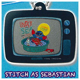 Disney 100 Stitch in Costume アクリルキーホルダー(ディズニー スティッチ in コスチューム) [5.STITCH AS SEBASTIAN]【ネコポス配送対応】【C】[sale231203]