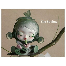 【品切中】POPMART SKULLPANDA The Ink Plum Blossom シリーズ [10.The Spring]【 ネコポス不可 】