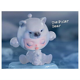 【品切中】POPMART SKULLPANDA The Mare of Animals シリーズ [3.The Polar Bear]【 ネコポス不可 】