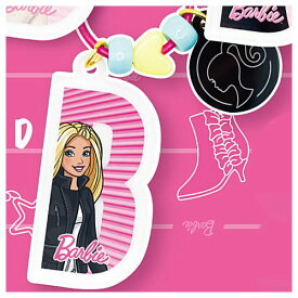Barbie バービー イニシャルアクリルキーホルダー [4.D]【ネコポス配送対応】【C】[sale231103]