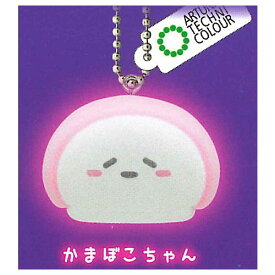 アートユニブテクニカラー モチパン ふわふわフロッキー ボールチェーンマスコット [3.かまぼこちゃん]【ネコポス配送対応】【C】[sale230802]