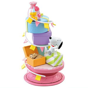Snoopy Spiral Diorama [4.Present Box]y lR|Xs z(RM)