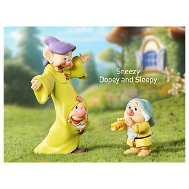 POPMART DISNEY Snow White Classic シリーズ [3.Sneezy, Dopey and Sleepy]【 ネコポス不可 】