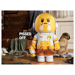 POPMART MEGA SPACE MOLLY 100%×emoji V[Y [1.PISSED OFF]y lR|Xs z