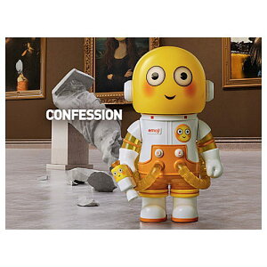 POPMART MEGA SPACE MOLLY 100%×emoji V[Y [11.CONFESSION]y lR|Xs z