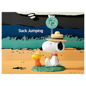 POPMART Peanuts 75th Anniversary スヌーピー コミック ライフ シリーズ [3.Sack Jumping]【 ネコポス不可 】