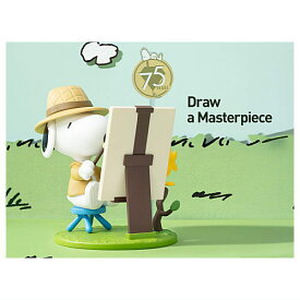 POPMART Peanuts 75th Anniversary スヌーピー コミック ライフ シリーズ [4.Draw a Masterpiece]【 ネコポス不可 】