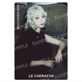 LE SSERAFIM CRAZY ツインウエハース [16.レアシール(キム・チェウォン)(箔押し仕様)]【ネコポス配送対応】【C】【カード】