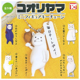 【全部揃ってます!!】コオリヤマ ミニフィギュアキーチェーン [全5種セット(フルコンプ)]【ネコポス配送対応】【C】