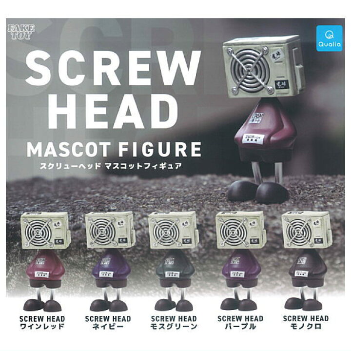 楽天市場】【全部揃ってます!!】FAKETOY スクリューヘッド マスコット 
