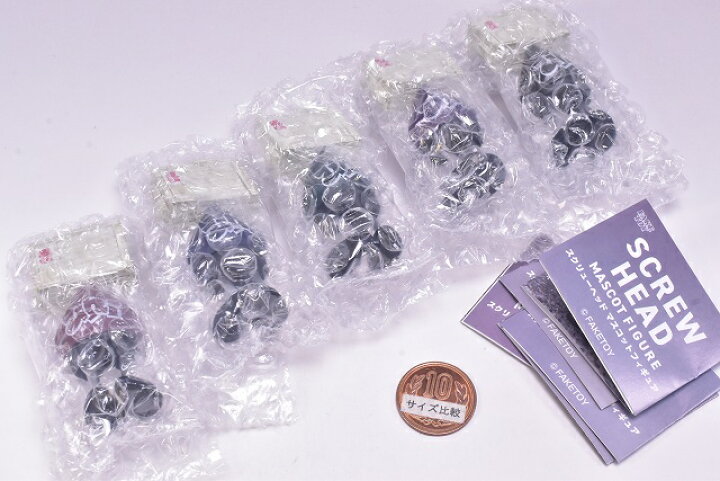 楽天市場】【全部揃ってます!!】FAKETOY スクリューヘッド マスコット 