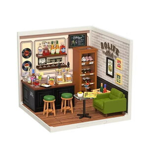 ROBOTIME ROLIFE DIY ミニチュアハウス スーパークリエイターシリーズ 【DW012:バーラウンジ】※組立説明書(日本語版)【 ネコポス不可 】
