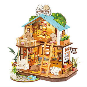 ROBOTIME ROLIFE DIY~j`Ah[nEXLbg yDG169FPuppy's Cozy Villazg(p) [m-s]y lR|Xs z