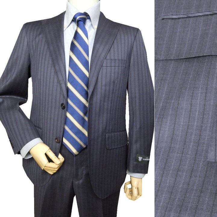 楽天市場】DORMEUIL(ドーメル) スーツ メンズ 春夏 2つボタン ネイビー 