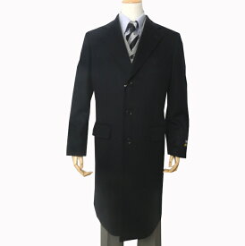 OXFORD CLASSIC 秋冬 カシミヤ100% ロングコート ネイビー メンズ 0788 M L LL 3L