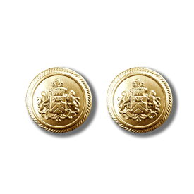 ブレザー・ジャケット用替え金ボタン メンズ 大=直径2cm ×2個セット