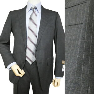 ���m�} �p���X(renoma PARIS) �X�[�c �����Y �t�� �V���O���X�[�c 2�{�^�� �r�W�l�X�X�[�c �X�g���C�v �`���R�[���O���[ 2818 AB4�T�C�Y