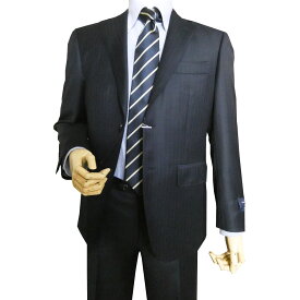 エルメネジルド ゼニア(Ermenegildo Zegna) スーツ 秋冬春 メンズ シングルスーツ 2つボタン ビジネススーツ ネイビー ストライプ 4988 AB4 AB5 AB6 AB7